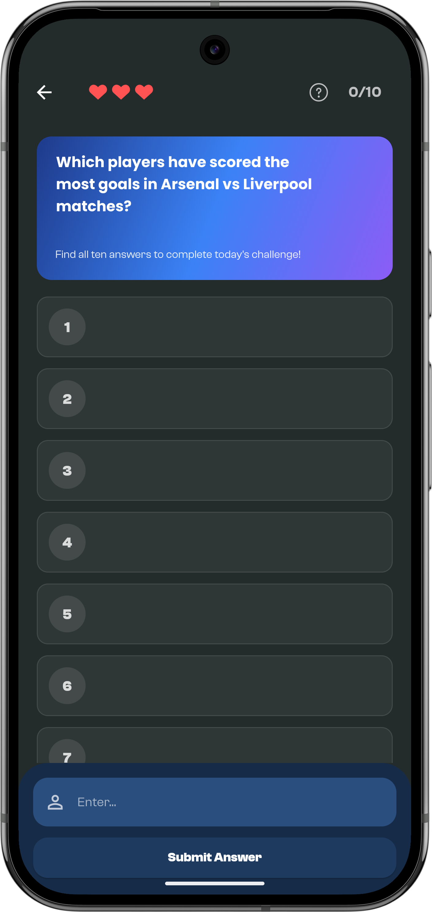 LastKick app screenshot